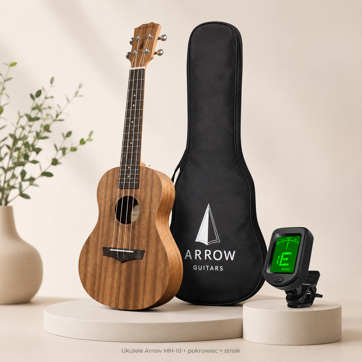 Ukulele Arrow MH-10 z pokrowcem i stroikiem